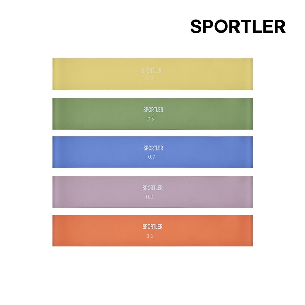 

Выберите 1 из 6 типов лент-петель Sportler, шаги с 1 по 5 5 types SET