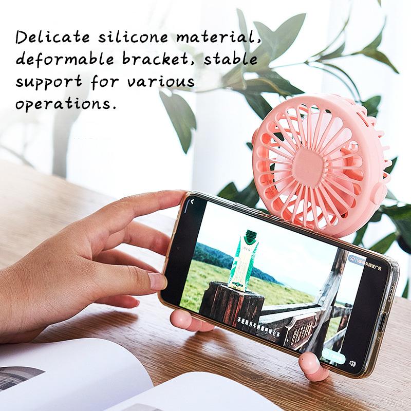 Multi Functional Handheld Mini Octopus Fan Portable USB Charging Home Outdoor Stroller With Night Light Function Small Fan