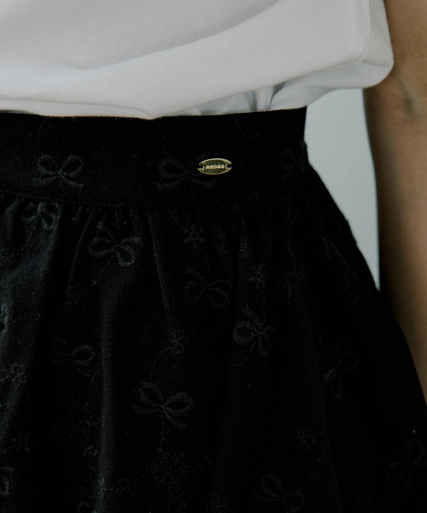 Riorg Woi Balloon Mini Skirt Black