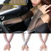 Summer Lace UV Protection Ice Silk Arm Sleeves for Women - Long, Thin, Cooling Gloves for Driving & Cycling