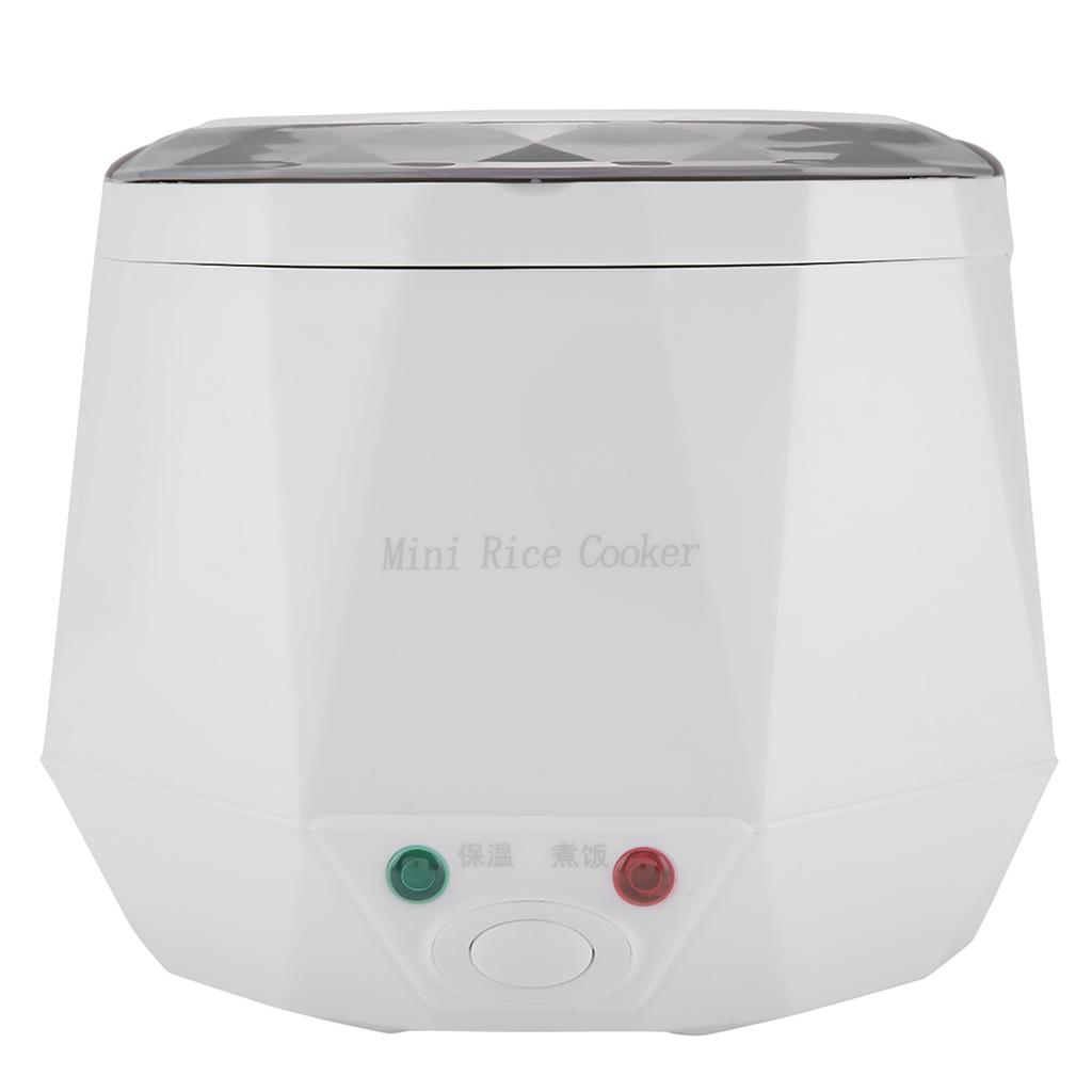 Olla arrocera eléctrica portátil multifuncional de 24 V, 140 W y 1,6 L para camión (Blanco)