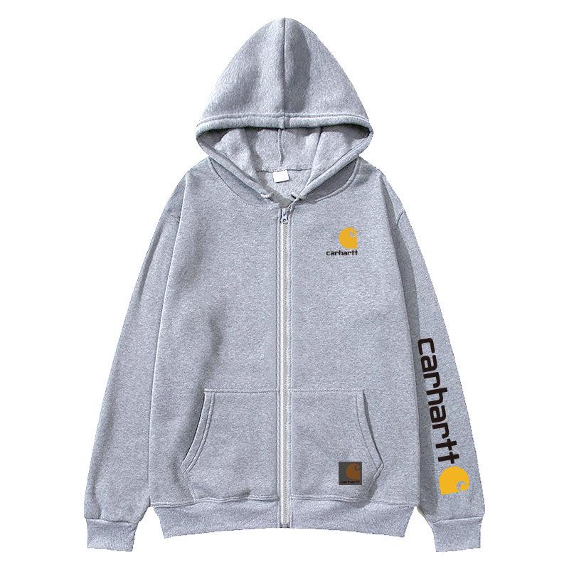 Carhartt Print Reißverschluss Hoodie für Damen & Herren: Trendige Herbst-/Winter-Oberbekleidung