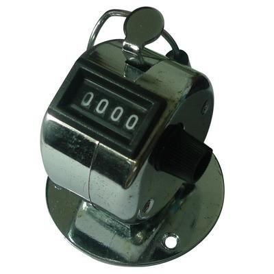 Compteur manuel - Accept - Gris - Portable - Réinitialisation immédiate - 0 à 9999