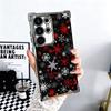 Snow Snowflake Winter Cold Soft Phone Case For Samsung Galaxy S26 Ultra S25 Edge S24 FE S23 Plus S22 S21 + S20 Plating Anti-Fall