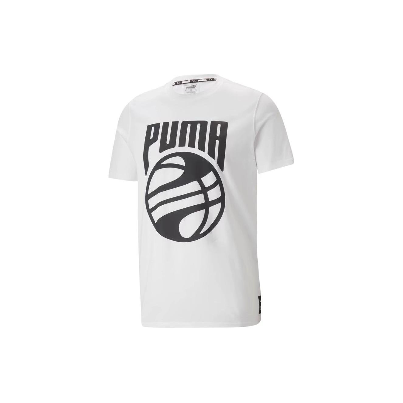 

New PUMA T Shirts Unisex White 538598-02 L