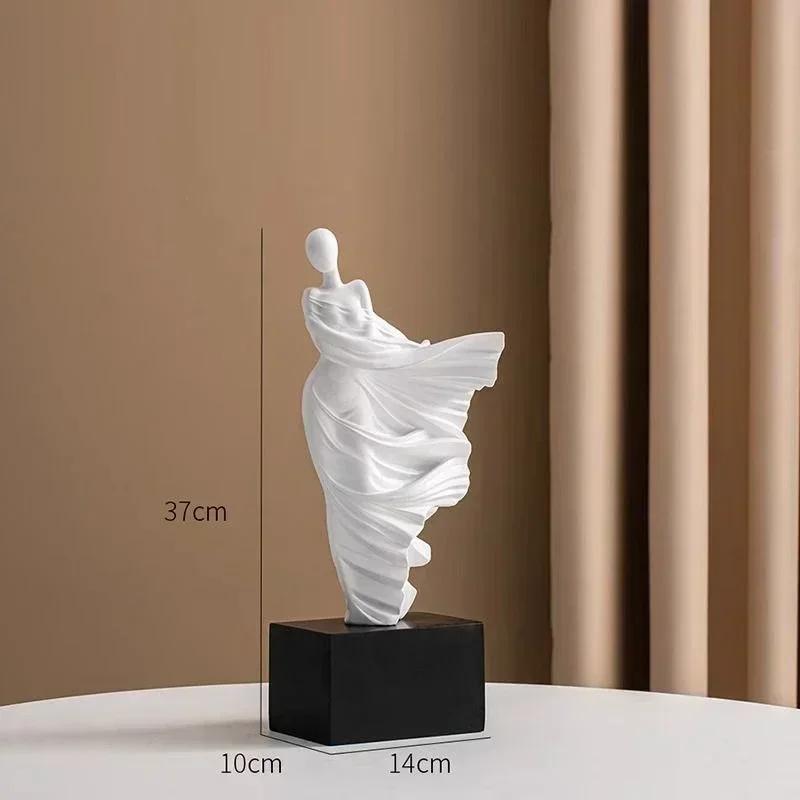 

Art Senior Statue Resin Sculptur Figure Sculpture Portrait Sculpture Office Desktop Decoration Supplies Minimalist Art Ornaments