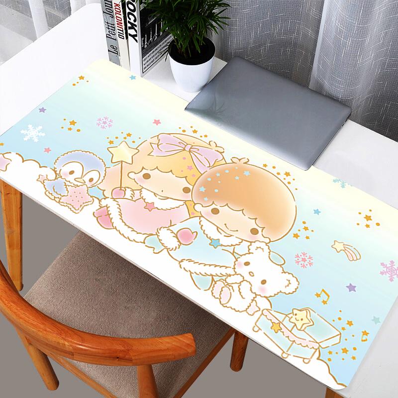 Little Twin Stars Mouse Pads Gamer New Notebook Games Mouse Pads New Keyboard Pad Anime Mousepad Mouse Mat Gaming Desk Mat