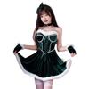 2026Christmas costume red Lolita Japanese Sexy Wrap Chest New Christmas Carnival Dress