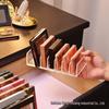 Transparent 7-Grid Desktop Cosmetic Organizer: Eyeshadow, Blush, and Makeup Storage Box
