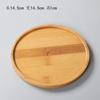 Round Bamboo‑Wood Coaster Blanks, DIY Mosaic Succulent Base Tray, Unfinished Wooden Craft Coaster for Handmade Project
