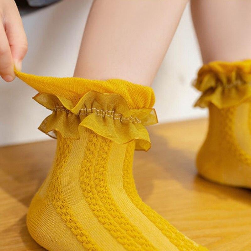 Baby Girl Socks Kids Cotton Lace Princess Socks Spring  Summer Autumn Infant Socks
