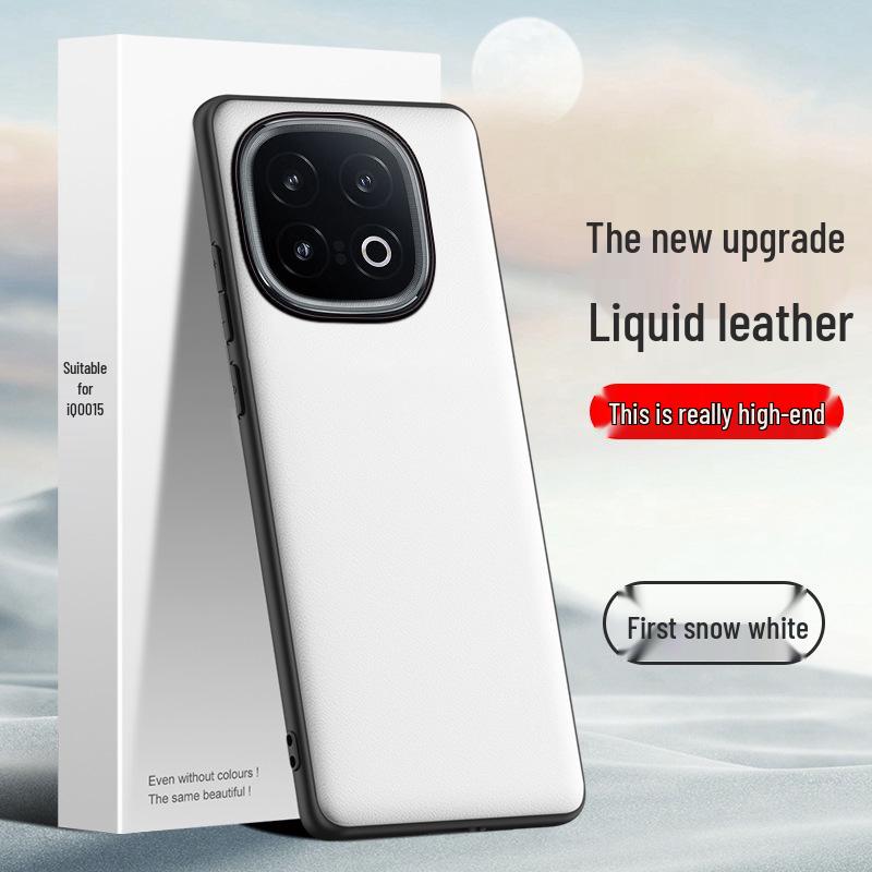 Flüssige Lederhülle für iQOO 15 mit präzisem Objektivausschnitt