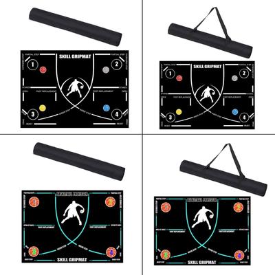 Tragbare Basketball-Schritttrainingsmatte Basketball-Trainingspad Rutschfestes Regelmäßiges Trainingssystem Decke Einfach zu bedienen