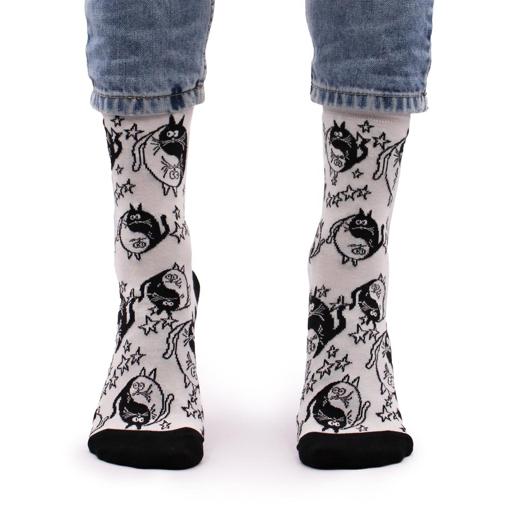 2x Yin Yang Socks S/M