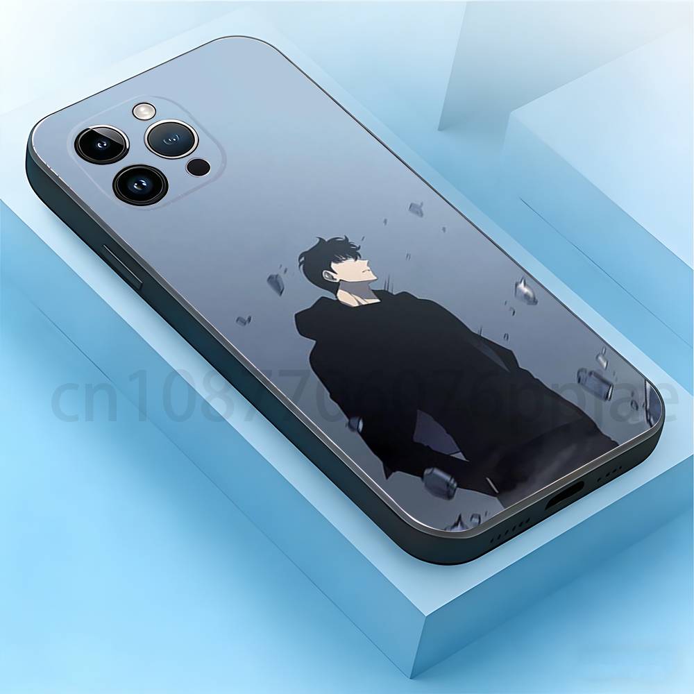 Sung Jin-woo Handyhülle Für iPhone 17,16,15,14,13,12,11,XR,Pro,Max,Plus,mini, Silikon Schwarz Hülle
