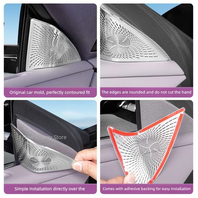 For Avatr 06 Door Front Triangle A-pillar Horn Decoration Protection Cover Dust Cover Modify Accessories