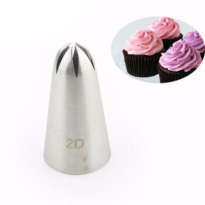 Cupcake Stainless Steel Pastry Tips Flower Nozzle Icing Piping Nozzles Baking Mold Ice Cream Tool