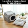 Multiple Cat Bed Nest Warm Kitten Dog Mat Kennel Soft Pet Sleeping Beds Sofa Small Dogs Cats Cushion Blanket Fashion Furniture