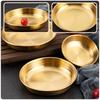 Round Food Storage Tray Thickened Sauce Dish Snack Pan New Tableware Pickle Dish  Kitchen Tools