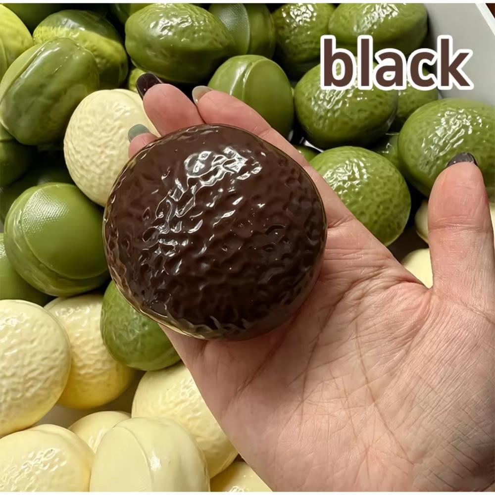 Chocoladetaart Squishy Stressbal Fidget Speelgoed Knapperig Knijpspeelgoed Zacht Bouwblok Gevuld Volwassenen ASMR Stressverlichting Vakantie Gi zwart