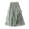 Women's Mesh Cake Skirt Puff Cake Skirt Half Body Skirt Multi Level Yarn Skirt