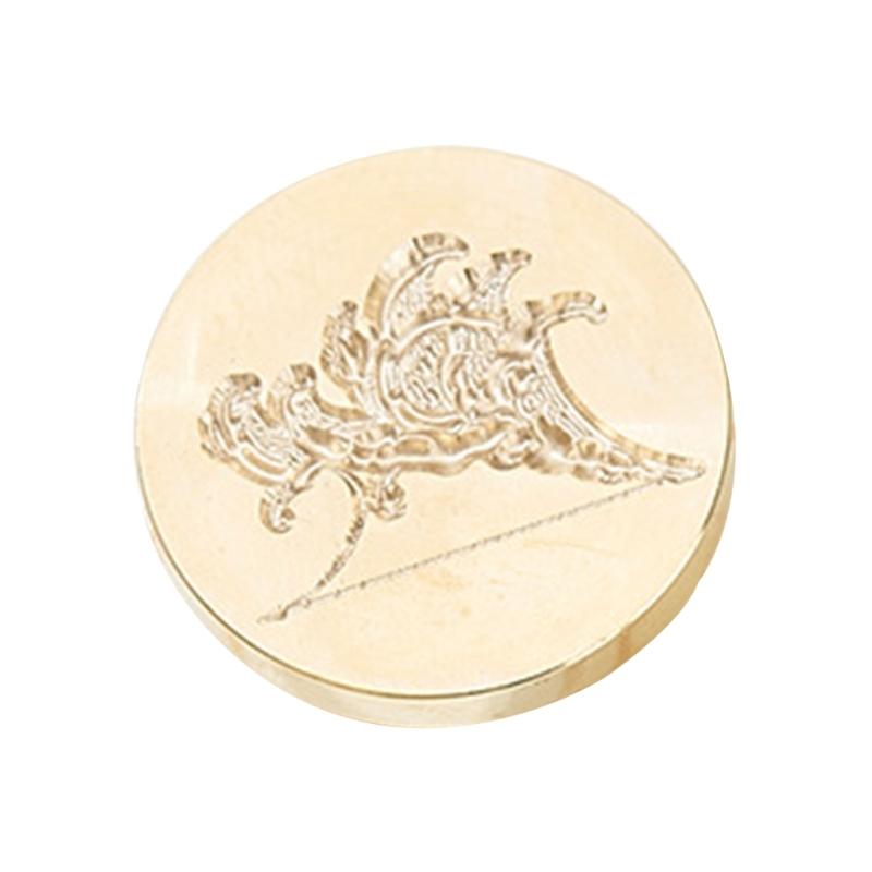 Welliges Texturiertes Wachssiegel Stempelkopf Metall Wachsstempelkopf für Valentinstagskarte Geburtstagskarte Einladungen Umschlag