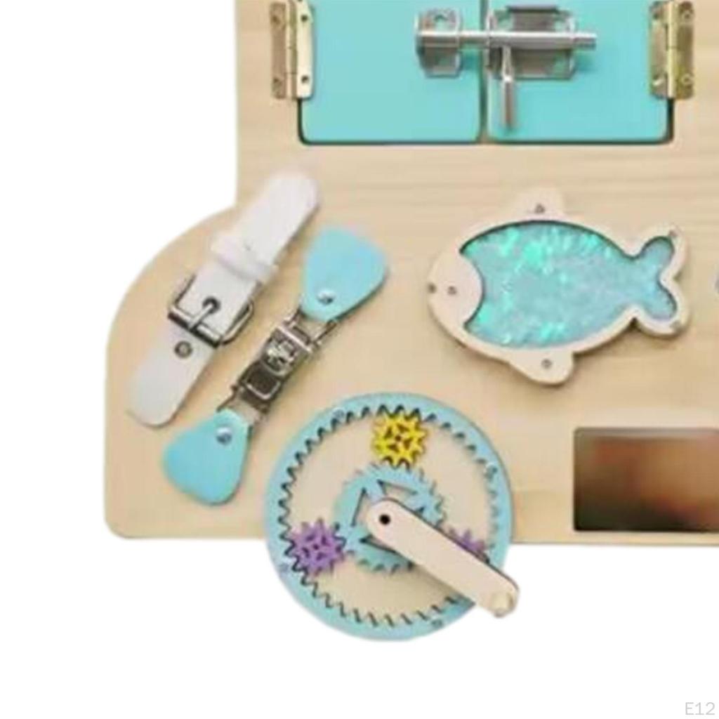 Busy Board Accessories,Activity Sensory Parts, Early Education Toys for Children Preschool