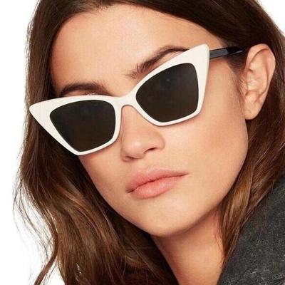 Modne kwadratowe okulary przeciwsłoneczne damskie designerskie luksusowe męskie/damskie kocie oko okulary przeciwsłoneczne klasyczne vintage UV400 outdoor