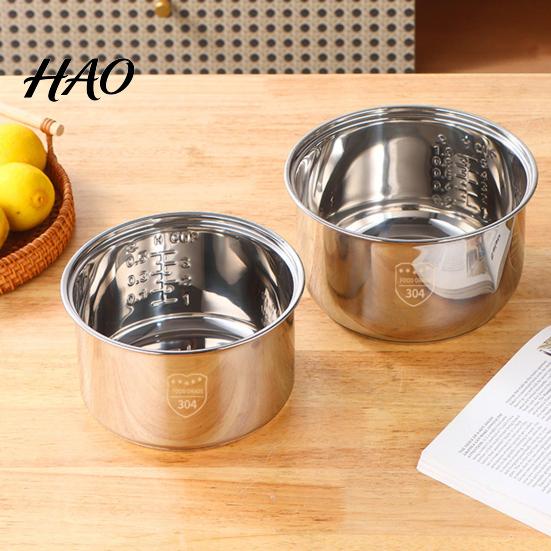 Stainless Steel Pot Interior Accessories Rice Cooker Inner Replacement High Volume for Versatile Liner Steaming Stewing Slow Simmering Dishwasher Safe