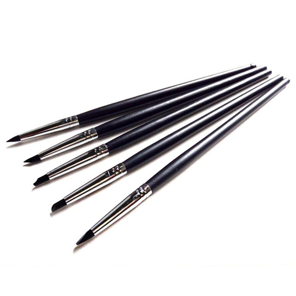 Accessories Nail Art Pen Dotting Carving Pen Kit Painting Brushes Sculpture Pen Silicone Nail Brush