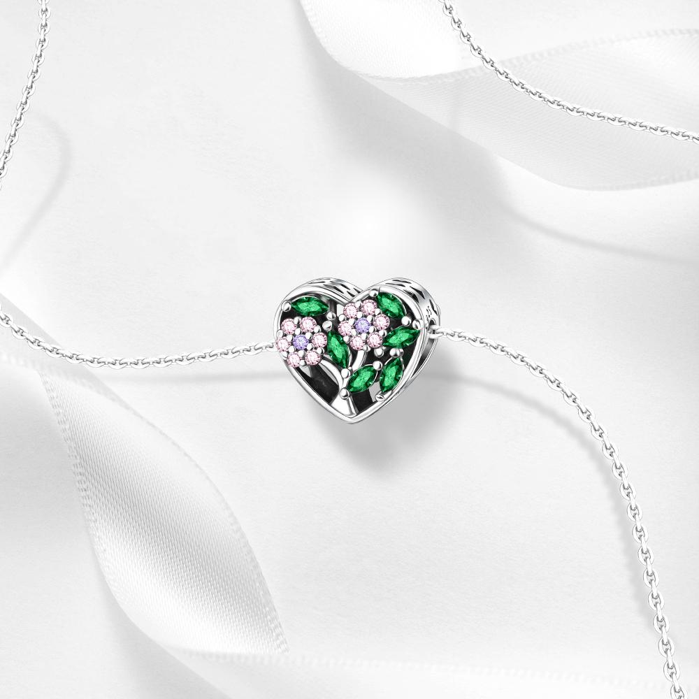 2025 Trendy Spinnable Four Leaf Clover & Elf & Swallow Dangle Charm Fits Bracelet & Necklace Women 925 Sterling copper Bead Gift