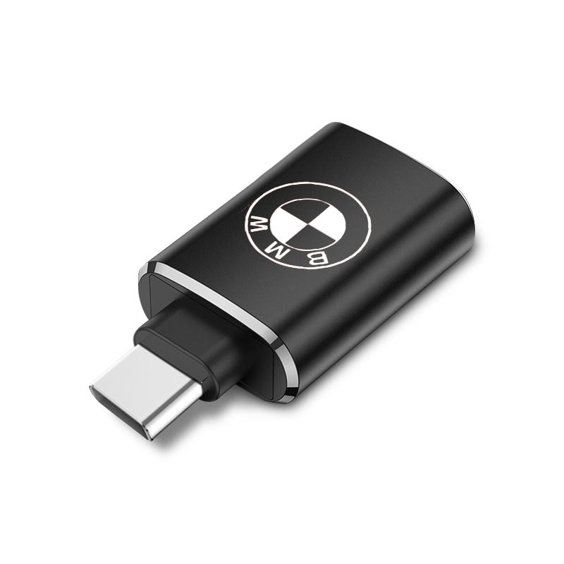 Auto-Ladeadapter TypC zu USB Konverter Autozubehör Für BMW E90 E60 E46 E39 F30 F10 E87 X3 X4 X5 X6 X7 X1 G30 G20 Z3 Z4