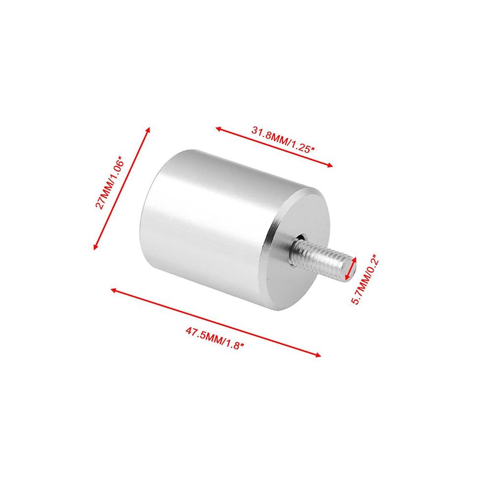 Jeyaic Aluminum Loom Bearing Rod Bracket for Car Roof Carrier Bar Erector Pipe Mount