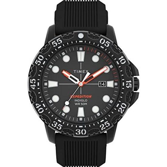 Montre Timex Expedition Gallatin 44mm Homme Noir Sans Taille Moderne
