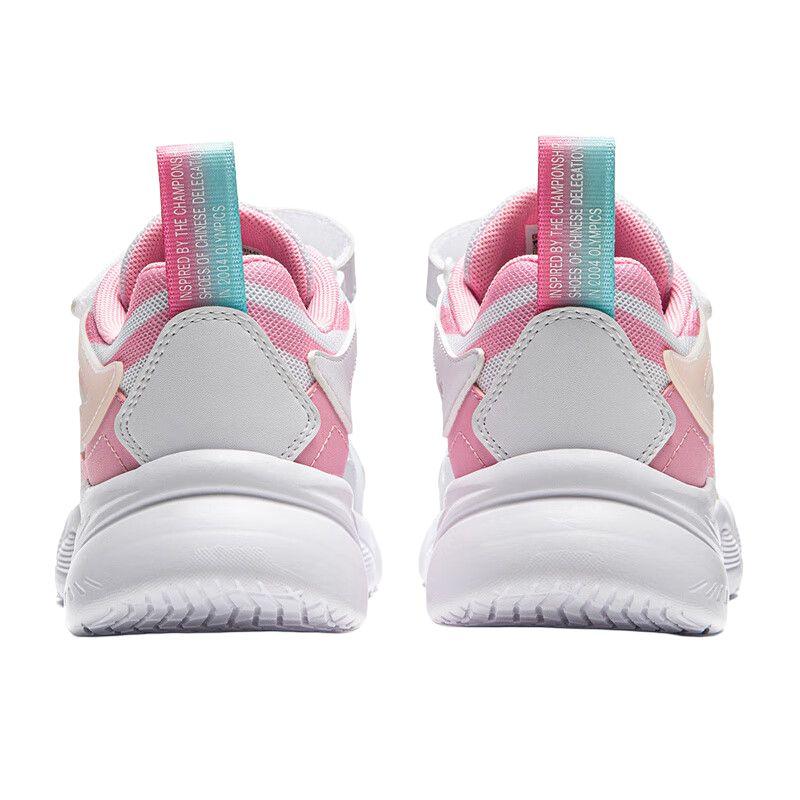 Li Ning Kids Sports Lifestyle Series Aurora Synthetic Leather Fabric Fashion Comfortable Casual Shoes Kids Casual Shoes YKCQ274-10