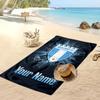 Asciugamano da Spiaggia Stampato Personalizzato Malmö FF Logo Calcio Supporto Nome Personalizzato Testo Asciugamano Assorbente Per Sport Viaggio Regalo Speciale