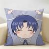 Anime CCardcaptor SSakura Cushion Cover Natural Linen Organic Fabric DoubleSided Printing Room Sofa Decor Pillow Case