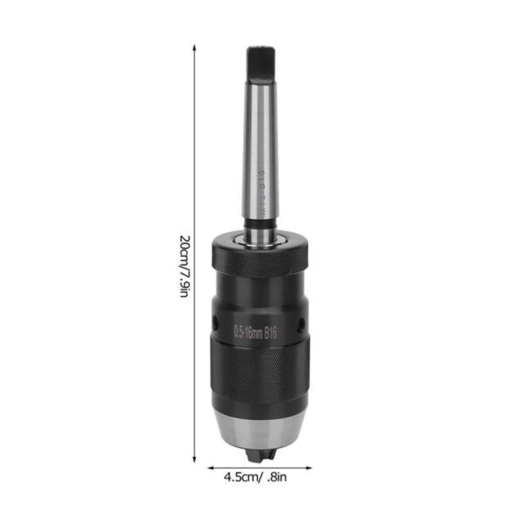 For Lathes For Drill Presses Lathe Adapter Keyless Drill Chuck Lathe Drilling 45 Steel High Efficiency Drill Chuck