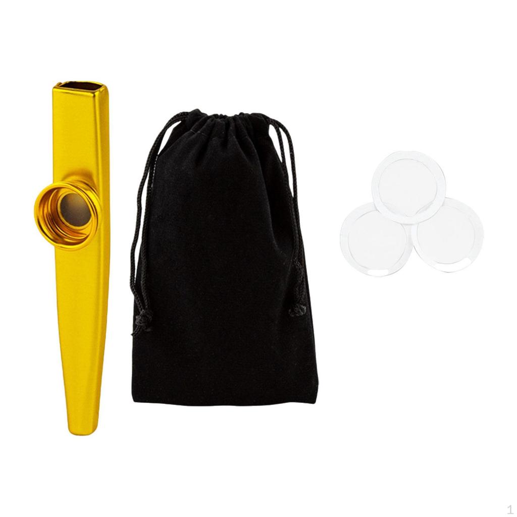 Kazoo Flute Gift Bag Fillers Party Decorations Easy To Play with 3 Replacement Membranes Musical Toy