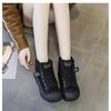 Women's Boots Winter Warm Lamb Wool High-top Vulcanized Shoes Round Toe Soft Sole Fashion Women's Shoes Comfortable Work Shoes