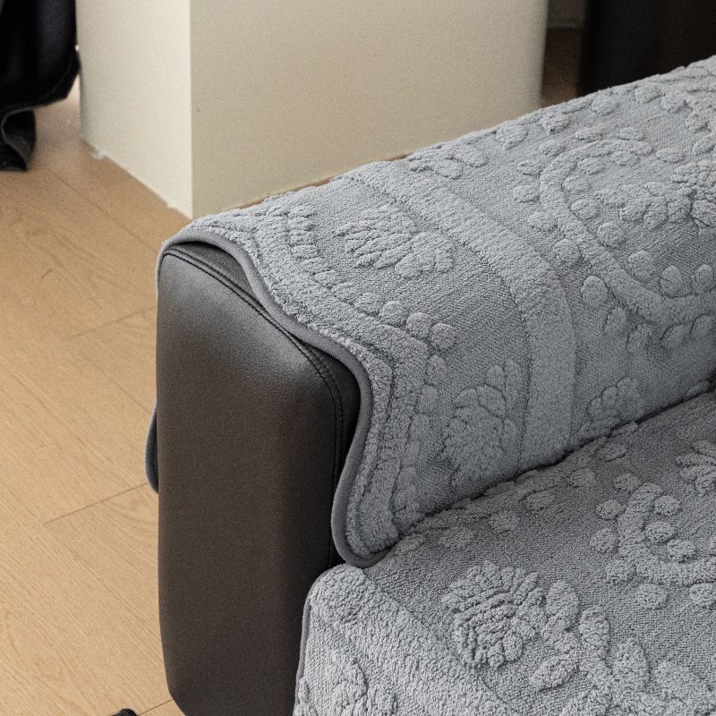 1pcs Simple Solid Color Sofa Cover Comfortable Dust-proof Anti-slip Seat Blanket Fashion Living Room L Couch Towel Protector