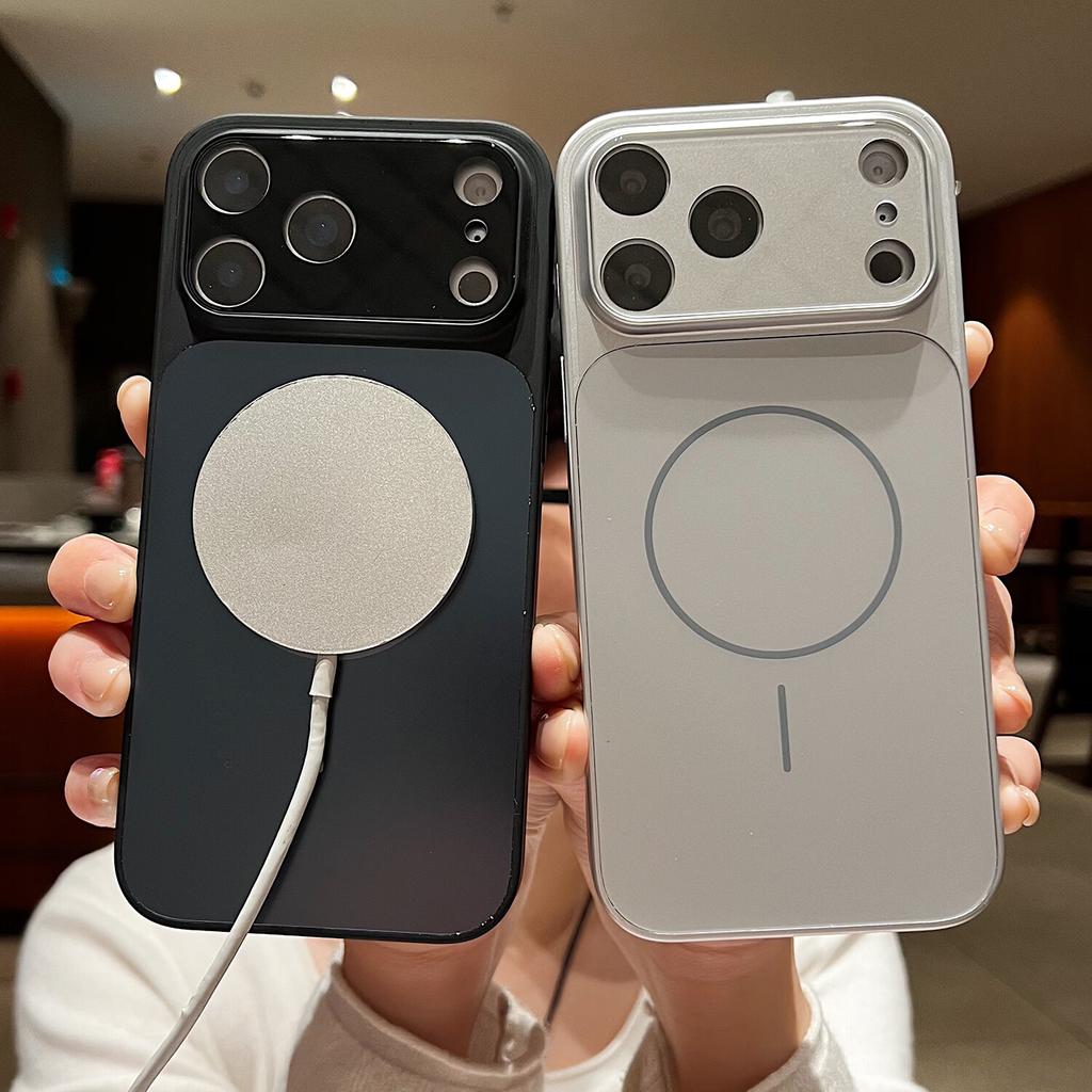 Sihuan Ke Magnetic Wireless Charging Case for iPhone 17 Pro - Orange