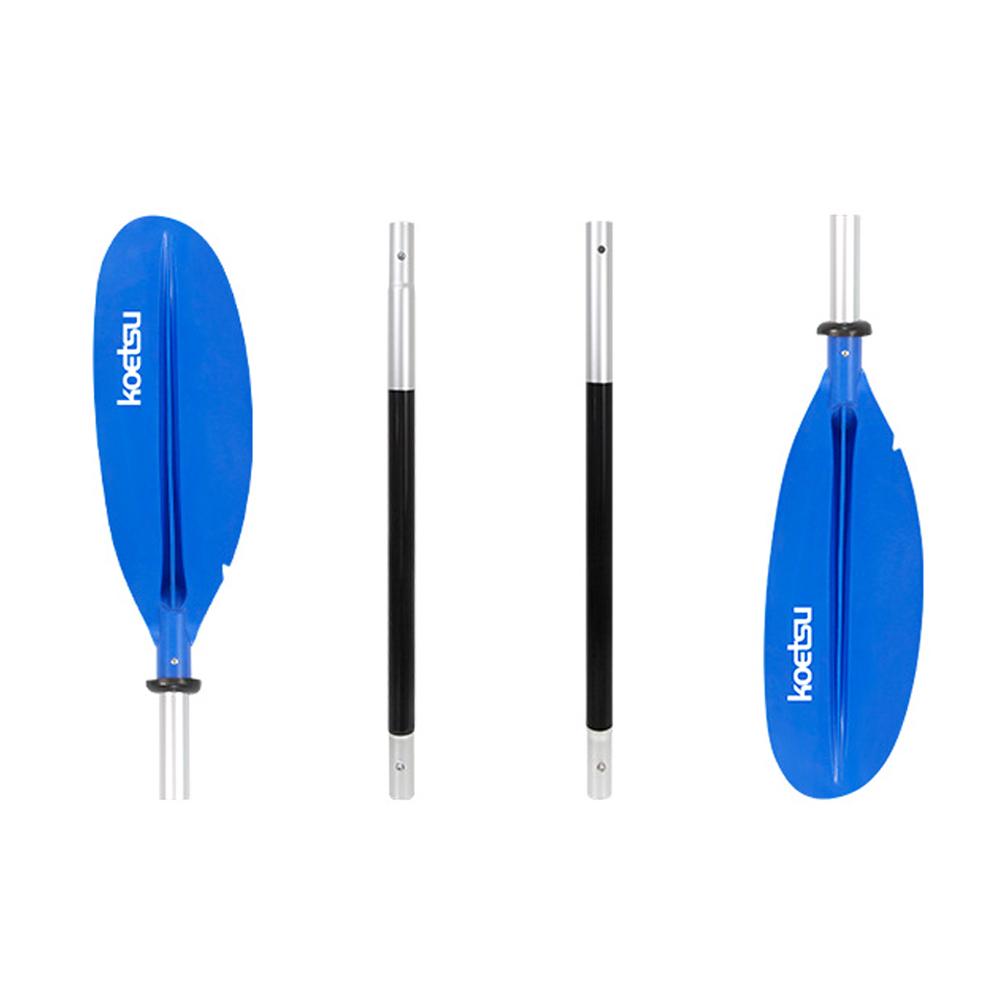 

4 шт. съемные регулируемые весла для каяка, весло с валом из алюминиевого сплава, весло с двойной головкой синий