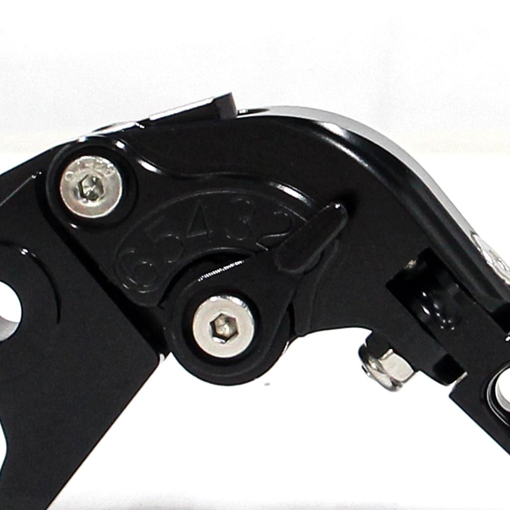 Extendable and Foldable Aluminum Alloy Modified Brake Clutch Lever 6 Levels Adjustment for Suzuki