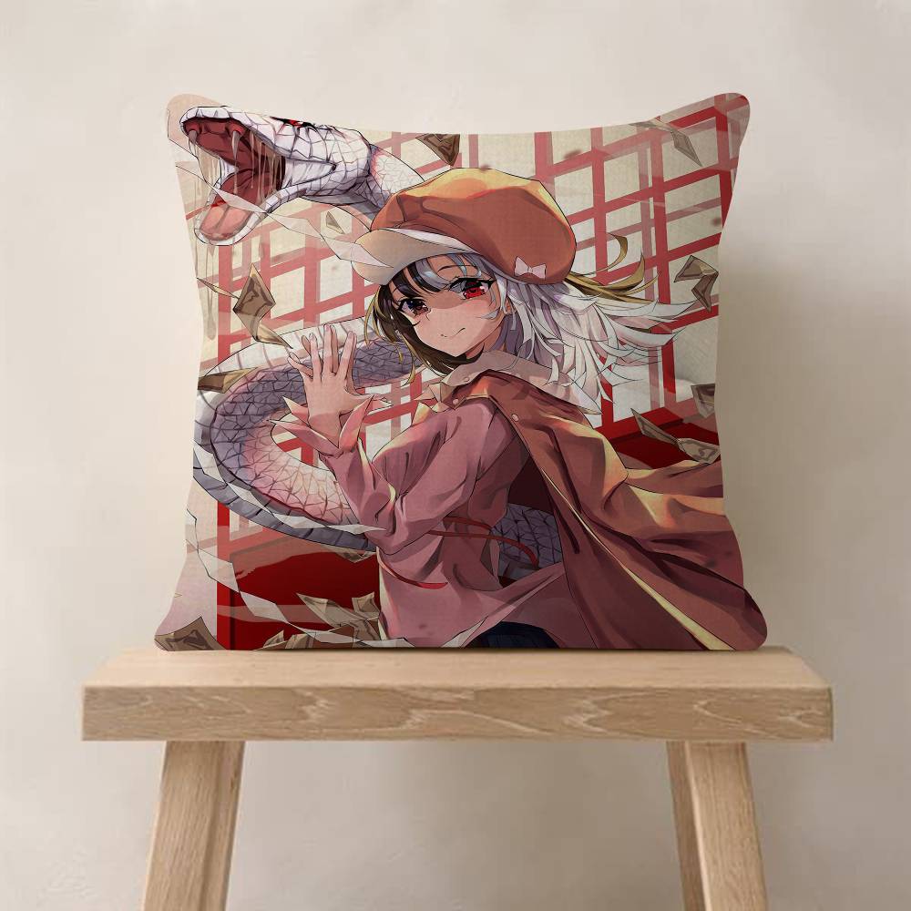 Monogatari Poster Classic Vintage 4545cm Cushion Cover Pillow Cover Decor Pillowcase Home Pillowcase For Couch Pillow