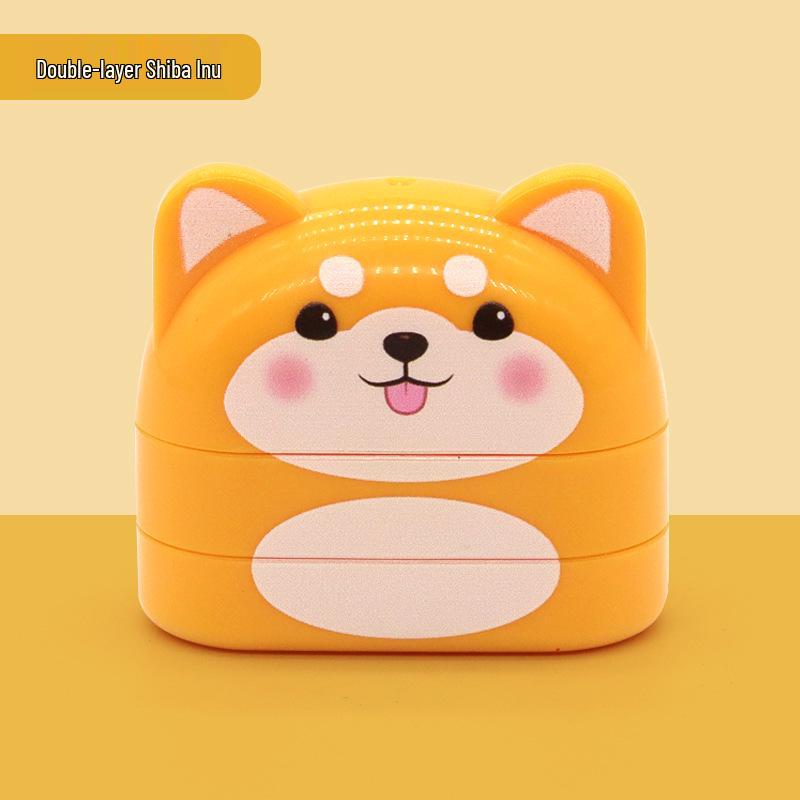 Haustier Doppel-Schicht Zweifarbig Babynamenstempel