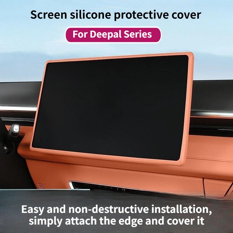 Für Changan DEEPAL S05 S7 S07 S09 L0607 Auto-Navigationsbildschirm Silikon-Schutzhülle Kratzfest Innenzubehör