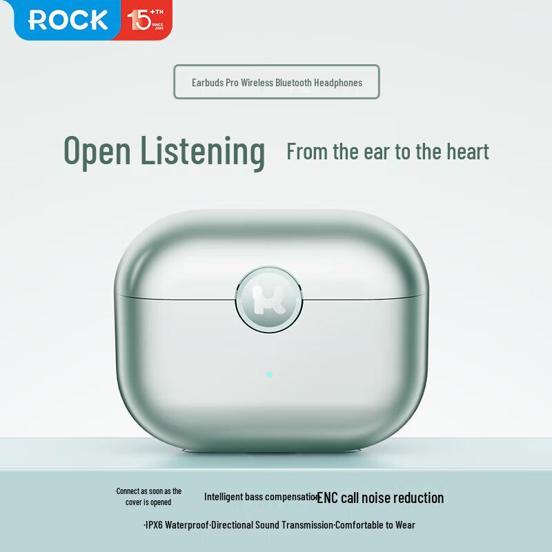

ROCK Open-Ear Clip-On True Wireless Sports Earbuds