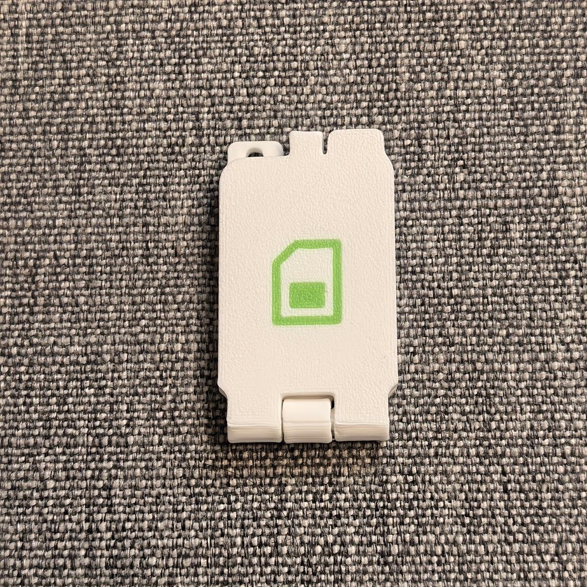 

Кейс-держатель для SIM-карты и PIN-кода для путешествий, Зажим для телефонных карт, Аксессуар для путешествий белый