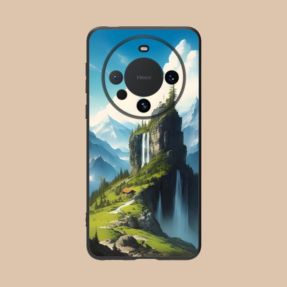 Mountain Forest Mobile Phone Case for Huawei Mate 60 50 40 30 20 10 Pro Plus Lite E 5G Colorful Printing Cover Luxury Smartphone